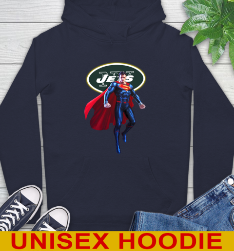 NFL Superman DC Sports Football New York Jets Hoodie 4