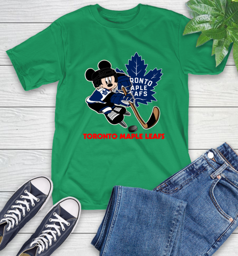 NHL Toronto Maple Leafs Mickey Mouse Disney Hockey T Shirt T-Shirt 7