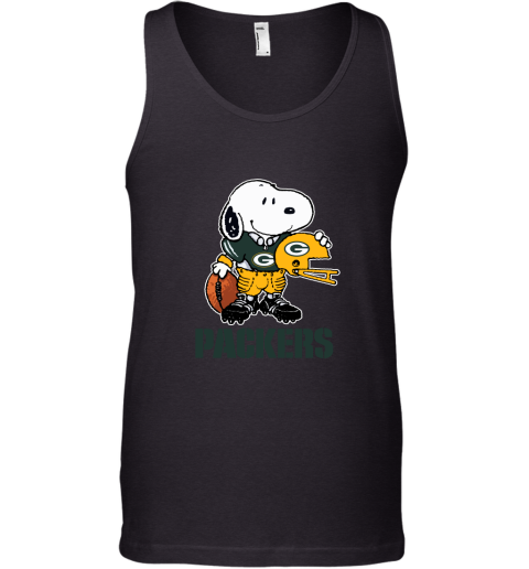 Snoopy A Strong And Proud Green Bay Packers Player NFL Tank Top