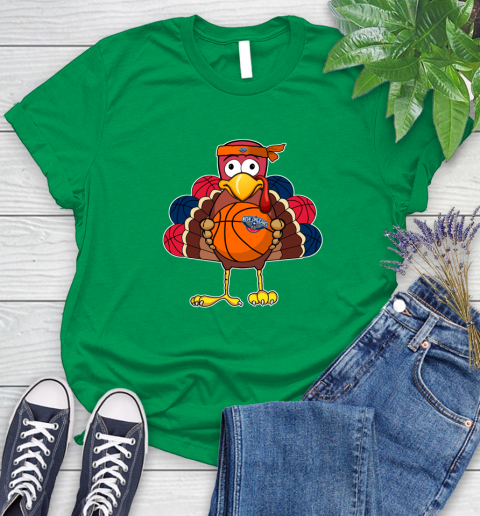 New Orleans Pelicans Turkey thanksgiving day Women's T-Shirt 6