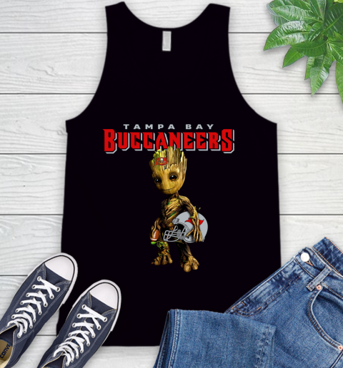 Tampa Bay Buccaneers NFL Football Groot Marvel Guardians Of The Galaxy Tank Top 2