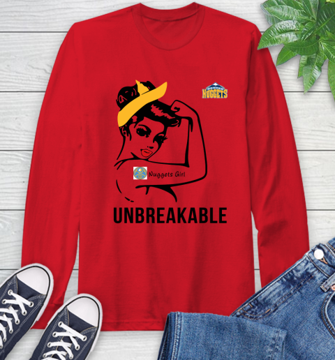 NBA Denver Nuggets Girl Unbreakable Basketball Sports Long Sleeve T-Shirt 9
