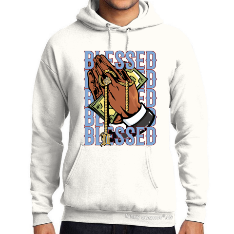 Air Jordan 1 Fearless Matching Sneaker Tshirt Drake Blessed Red and Blue Jordan Tshirt