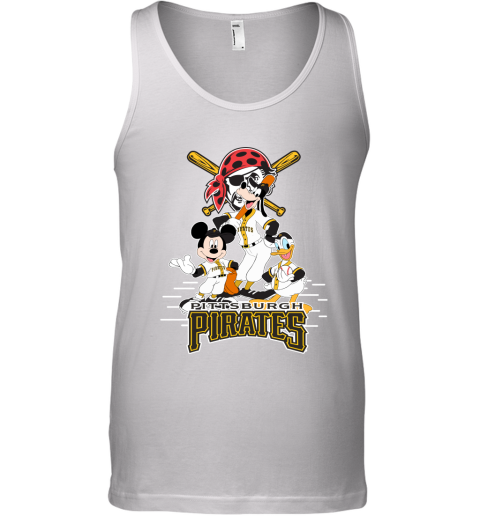Pittsburgh Pirates Mickey Donald And Goofy Baseball Tank Top