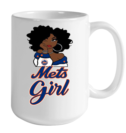 New York Metss Girl MLB Color Changing Mug 15oz 2