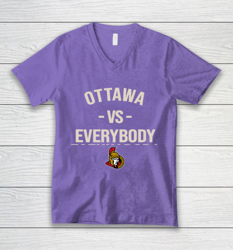 Ottawa Senators Vs Everybody V-Neck T-Shirt 8