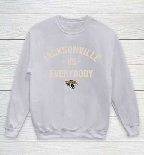 Jacksonville Jaguars Vs Everybody Youth Sweatshirt 3