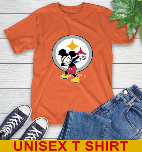 Pittsburgh Steelers NFL Football Dabbing Mickey Disney Sports T-Shirt 5