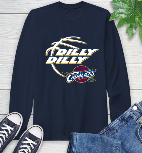 NBA Cleveland Cavaliers Dilly Dilly Basketball Sports Long Sleeve T-Shirt 4