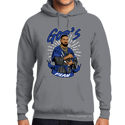 Air Jordan 1 Royal Matching Sneaker Shirt Drake God's Plan Black And Royal Sneaker Shirt