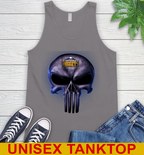 Denver Nuggets NBA Basketball Punisher Skull Sports Tank Top 6