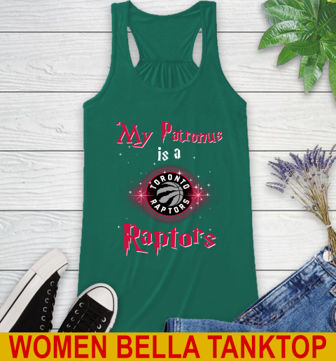 NBA Basketball Harry Potter My Patronus Is A Toronto Raptors Racerback Tank 5