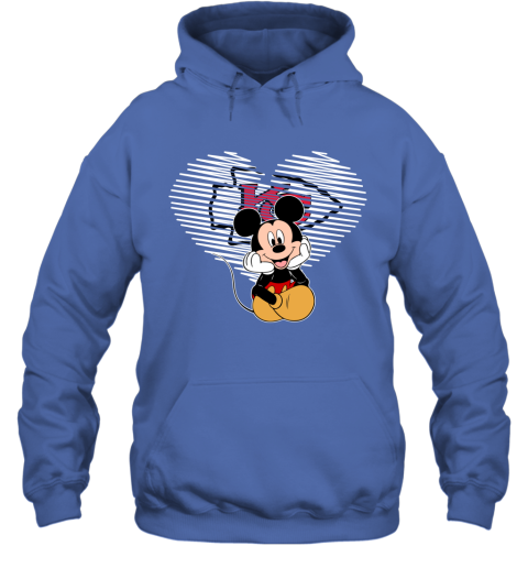 NFL Kansas City Chiefs The Heart Mickey Mouse Disney Football T Shirt 1AlB7UFB4UQ hoodie 23 95 151514 front royal