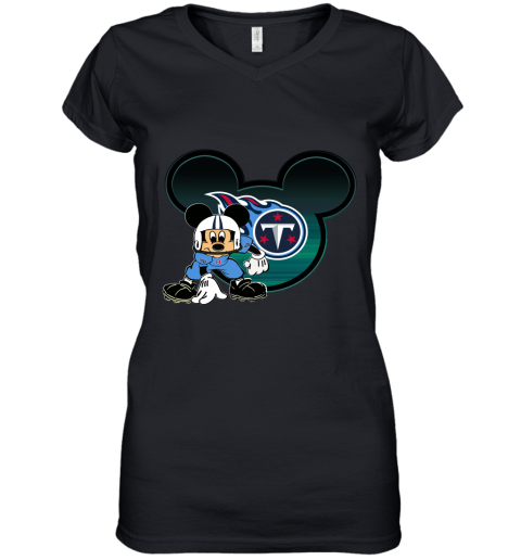 NFL Tennessee Titans Mickey Mouse Disney Football T Shirt - Rookbrand