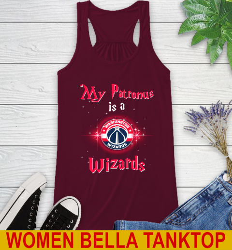 NBA Basketball Harry Potter My Patronus Is A Washington Wizards Racerback Tank 2