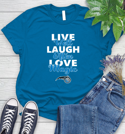 NBA Basketball Orlando Magic Live Well Laugh Often Love Shirt Women's T-Shirt 8