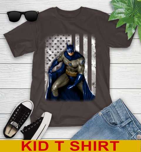 Tampa Bay Lightning NHL Hockey Batman DC American Flag Shirt Youth T-Shirt 6