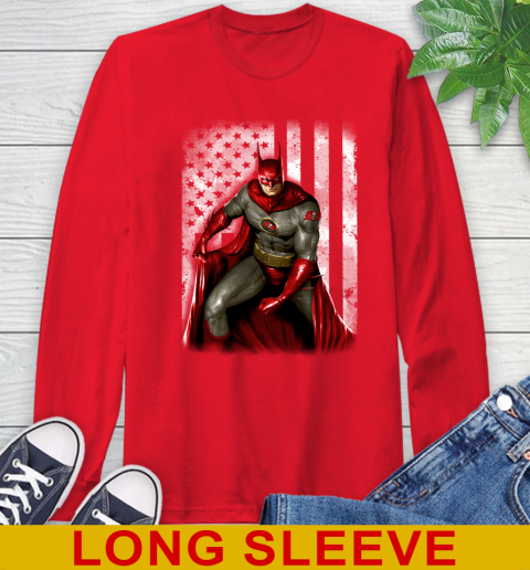 Tampa Bay Buccaneers NFL Football Batman DC American Flag Shirt Long Sleeve T-Shirt 12