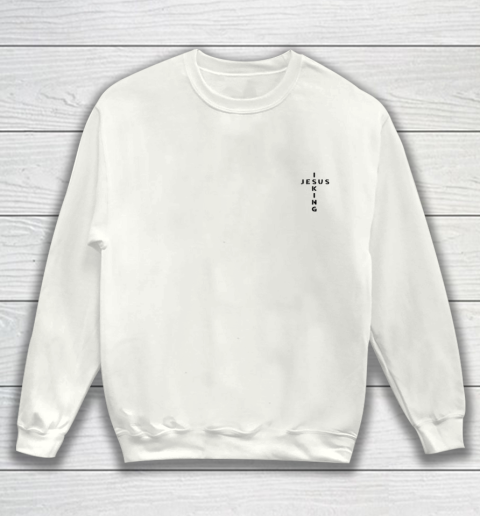 Jesus is King Cross Sweatshirt