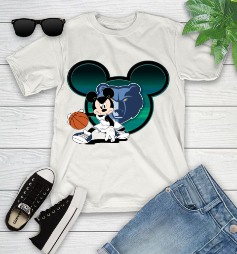 NBA Memphis Grizzlies Mickey Mouse Disney Basketball Youth T-Shirt