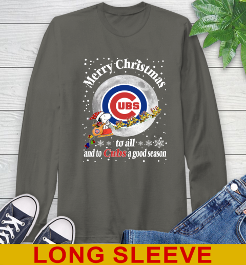 Chicago Cubs Merry Christmas To All And To Cubs A Good Season MLB Baseball Sports Long Sleeve T-Shirt 10