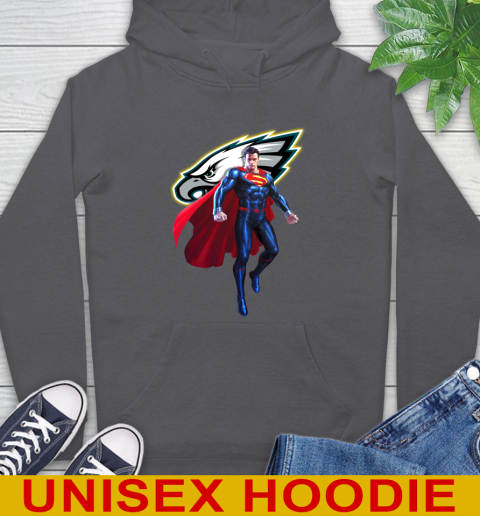NFL Superman DC Sports Football Philadelphia Eagles Hoodie 7