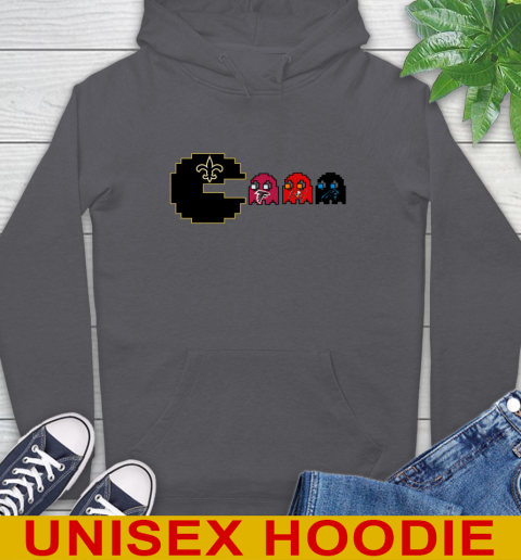 New Orleans Saints NFL Football Pac Man Champion Hoodie 7