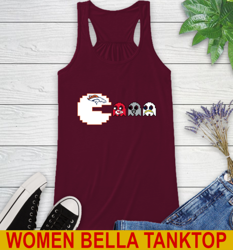 Denver Broncos NFL Football Pac Man Champion Racerback Tank 3