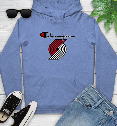 NBA Basketball Portland Trail Blazers Champion Shirt Youth Hoodie 9