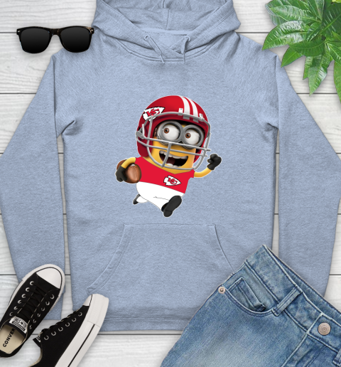 NFL Kansas City Chiefs Minions Disney Football Sports Youth Hoodie 10