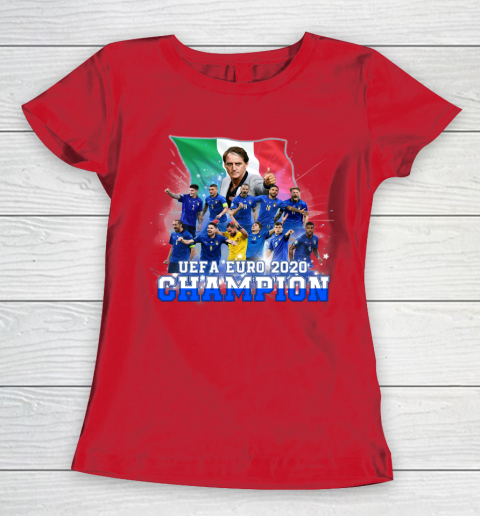 Italy European Champions 2020 Team Women's T-Shirt 9