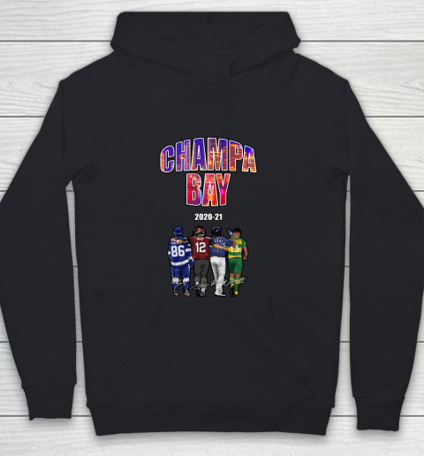 Champa Bay 2020 2021 Player Youth Hoodie