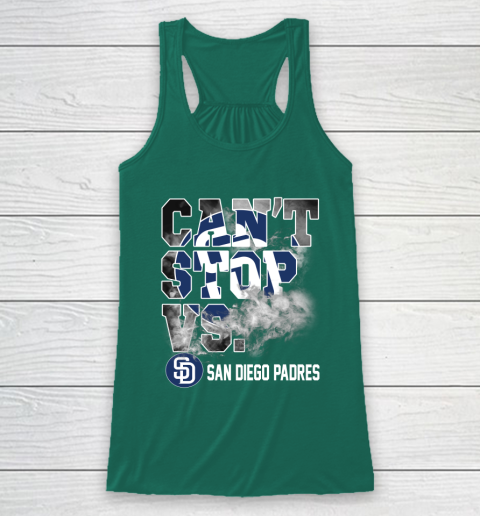 MLB San Diego Padres Baseball Can't Stop Vs Padres Racerback Tank 5