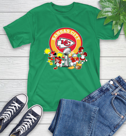 Kansas City Chiefs super bowl 2019 2020 mickey mouse minnie mouse donald duck daisy duck football shirt 8