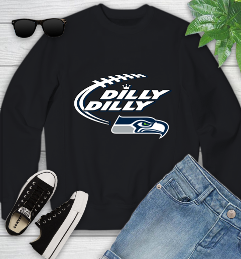 NFL Seattle Seahawks Dilly Dilly Football Sports Youth Sweatshirt 2