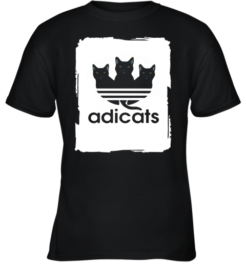 Cats Black Adicats Youth T-Shirt