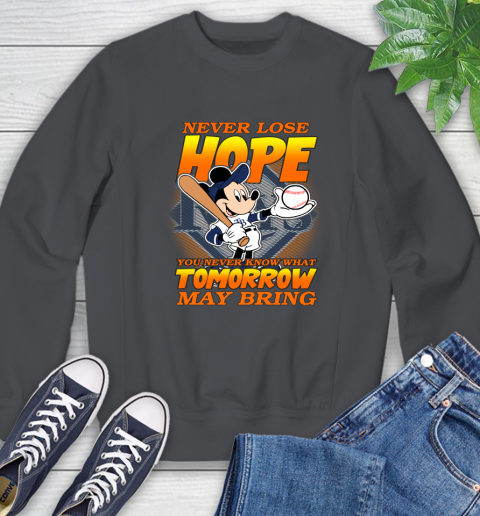 Tampa Bay Rays MLB Baseball Mickey Disney Never Lose Hope Sweatshirt 6