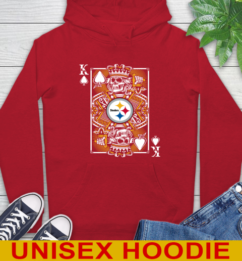 Pittsburgh Steelers NFL Football The King Of Spades Death Cards Shirt Hoodie 10