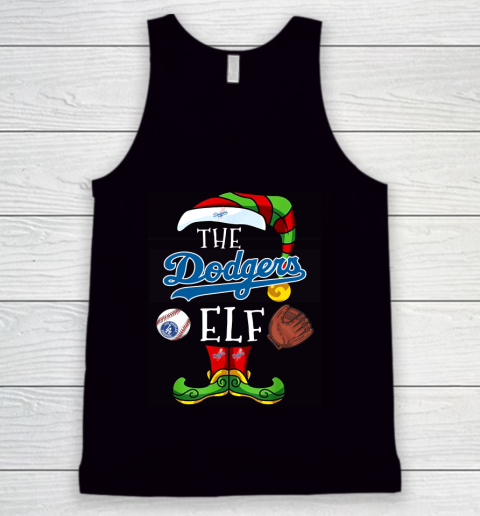 Los Angeles Dodgers Christmas ELF Funny MLB Tank Top