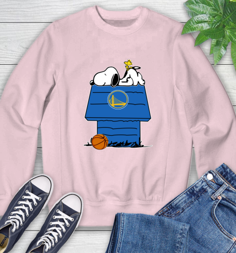 Golden State Warriors NBA Basketball Snoopy Woodstock The Peanuts Movie Sweatshirt 9