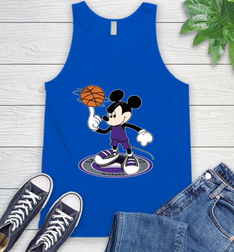 NBA Basketball Sacramento Kings Cheerful Mickey Disney Shirt Tank Top 5