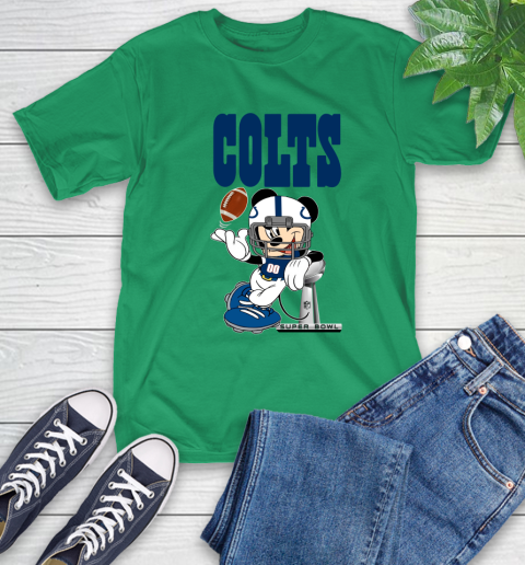 NFL Indianapolis Colts Mickey Mouse Disney Super Bowl Football T Shirt T-Shirt 7