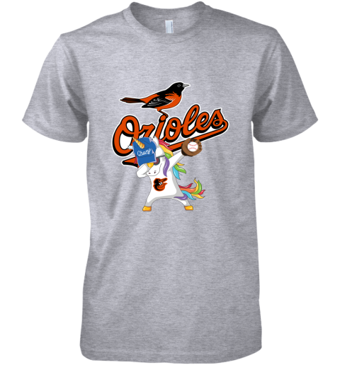 Hip Hop Dabbing Unicorn Flippin Love Baltimore Orioles Premium Men's T-Shirt