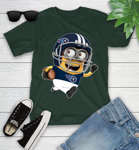 NFL Tennessee Titans Minions Disney Football Sports Youth T-Shirt 5
