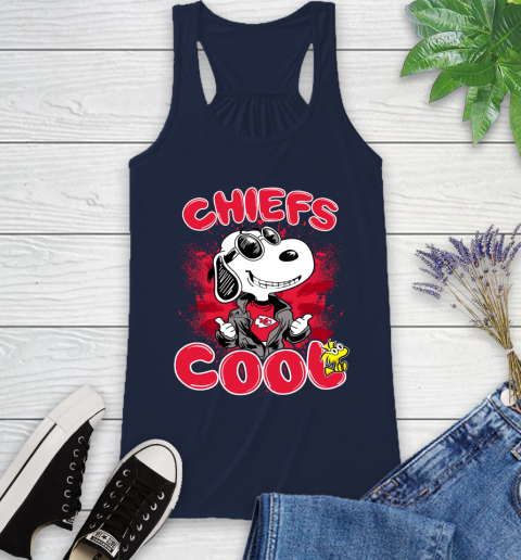 NFL Football Kansas City Chiefs Cool Snoopy Shirt Racerback Tank 8