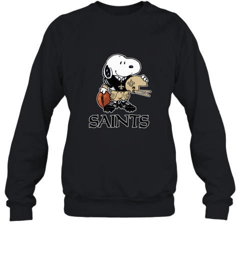 Snoopy A Strong And Proud New Orleans Saints Player NFL Sweatshirt