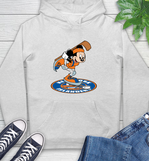 NHL Hockey New York Islanders Cheerful Mickey Disney Shirt Hoodie 2