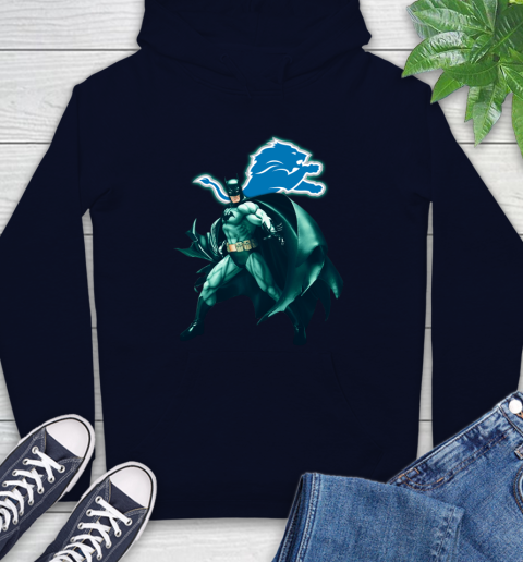 NFL Batman Football Sports Detroit Lions Hoodie 4