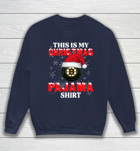 Boston Bruins This Is My Christmas Pajama Shirt NHL Sweatshirt 2