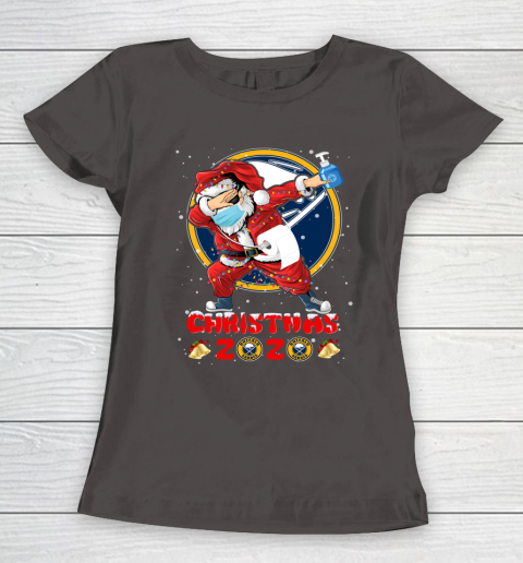 Buffalo Sabres Funny Santa Claus Dabbing Christmas 2020 NHL Women's T-Shirt 7